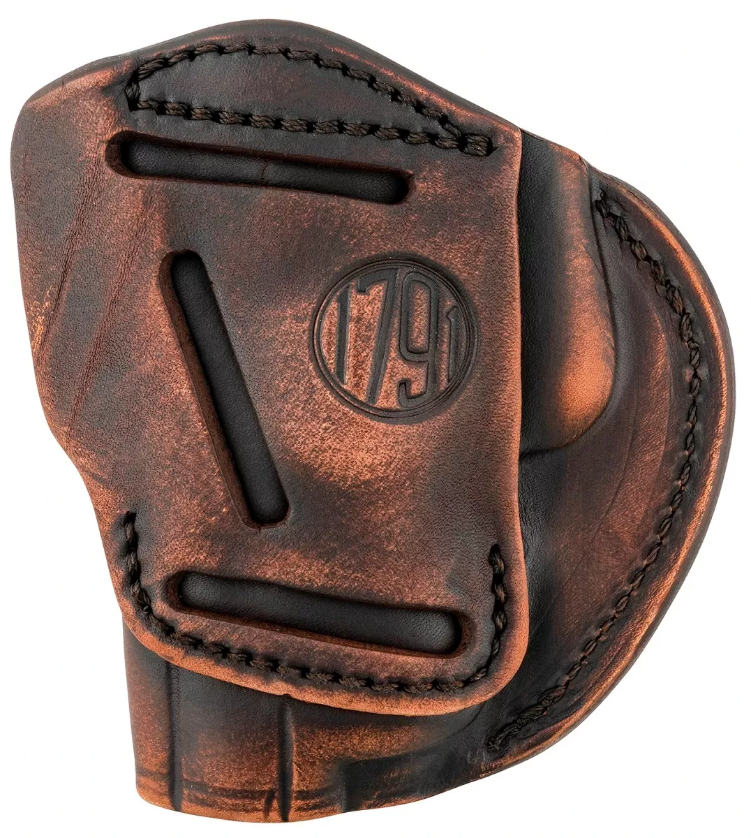 1791 Gunleather 4-Way IWB/OWB Size 05 Vintage Leather Belt Clip - 4WH5VTGR