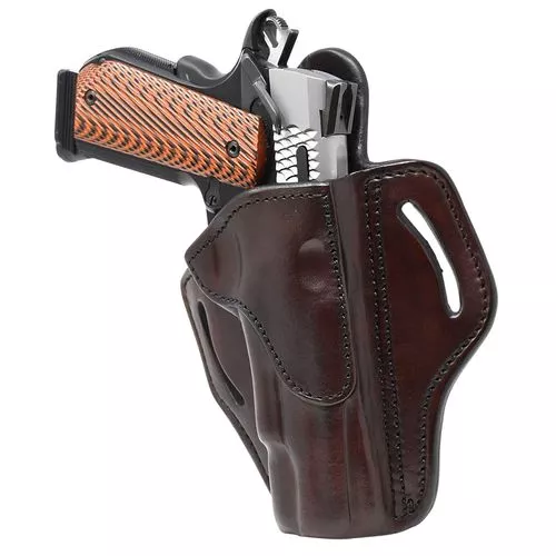 1791 Gunleather BH1SBRR BH1 OWB Size 01 Signature Brown Leather Belt Slide Fits 4-5" 1911 Right Hand