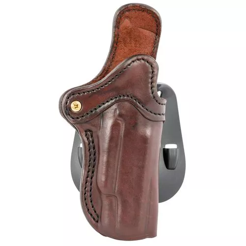 1791 Gunleather ORPDH1SBRR Optics Ready PDH-1 Paddle Holster Signature Brown Leather OWB 1911 4"-5" Right Hand
