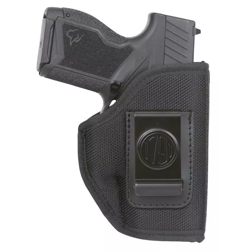 1791 Gunleather PNIWB1BLKR Premium NylonIWB Size 01 Black Ballistic Nylon Clip-On Right Hand