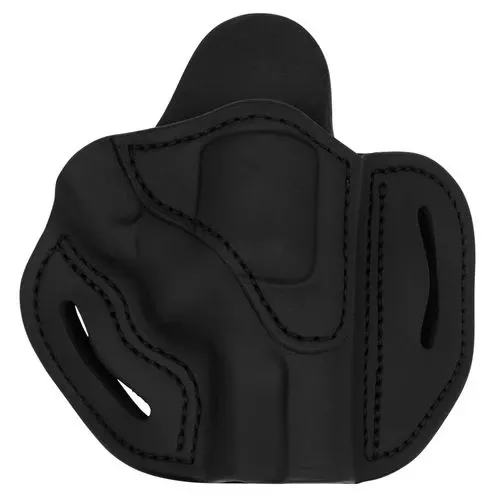 1791 Gunleather RVH2SSBLR RVH2S OWB Size 02S Stealth Black Leather Belt Slide Fits S&W K Frame Right Hand