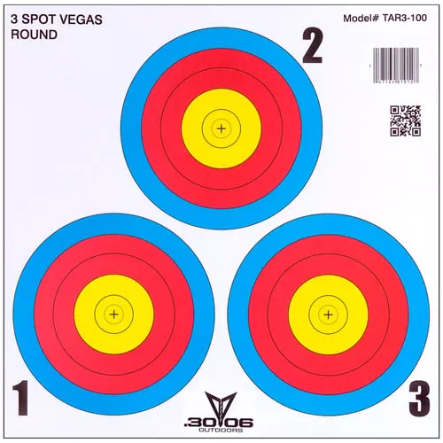 30-06 Paper Targets3 Spot Vegas 100 pk.