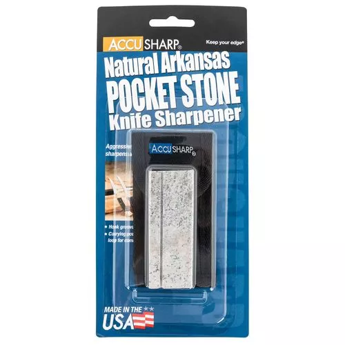 AccuSharp 024C Pocket StoneArkansas Stone Sharpener Natural