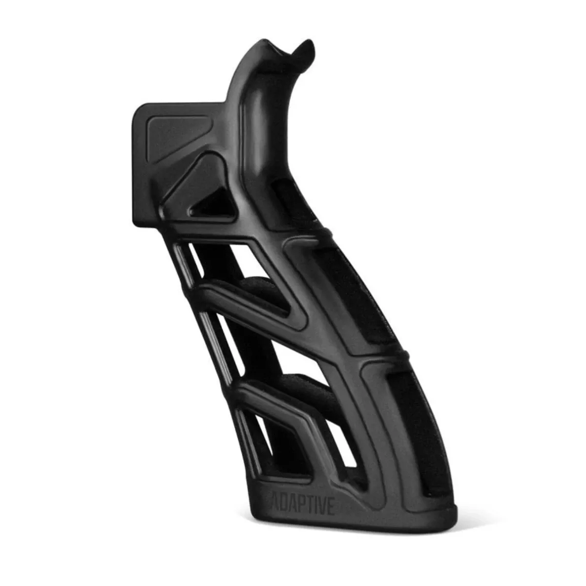 ADAPTIVE TACTICAL AT01900 Lightweight Tactical Grip (LTG) Skeletonized Black Polymer, 25 Degree Grip Angle, Fits AR Platform
