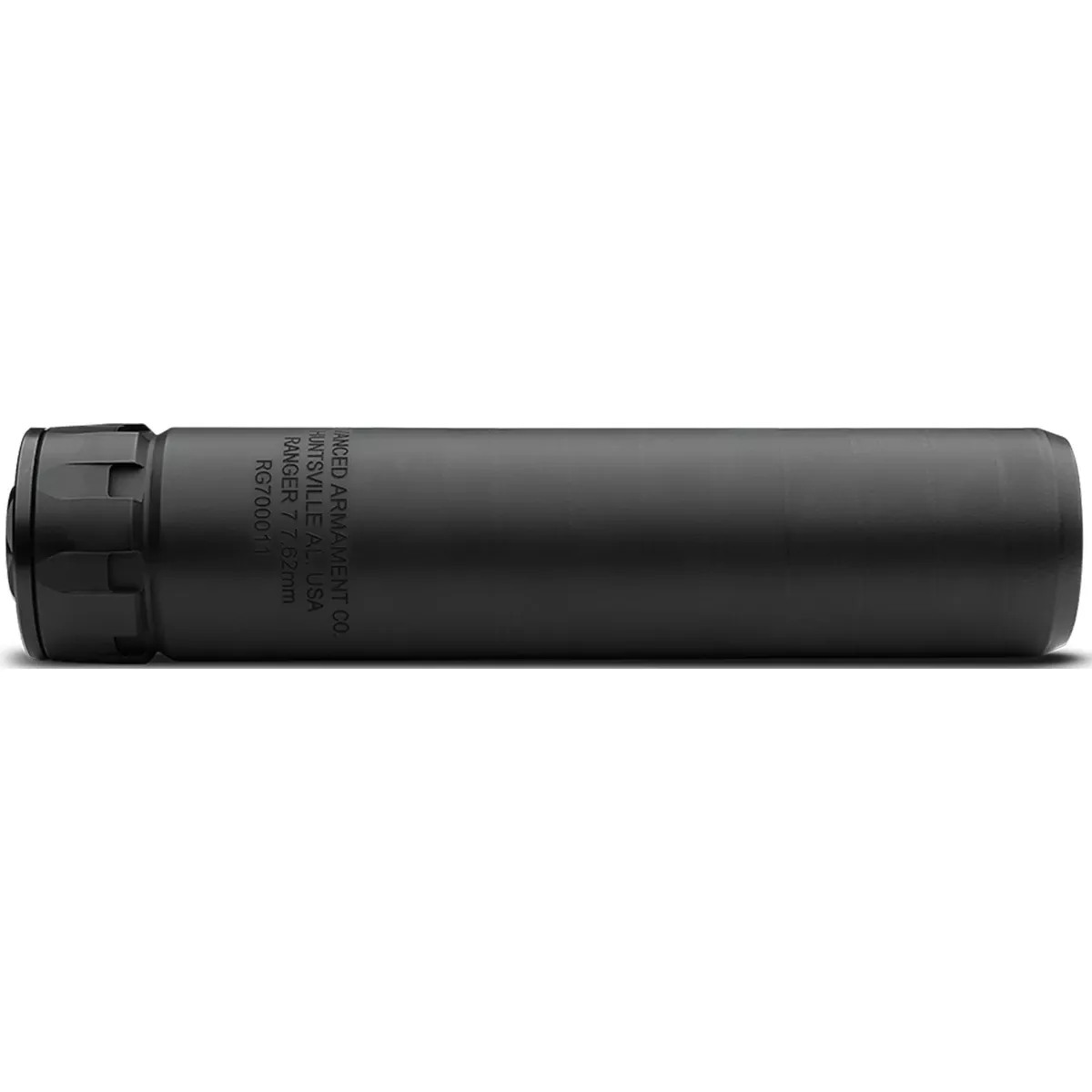 ADVANCED ARMAMENT COMPANY 65006 Ranger 7 30 Cal (7.62mm) Rated Up To 300 Win Mag, Black Stainless Steel/Inconel, 5/8"-24 tpi DT Mount