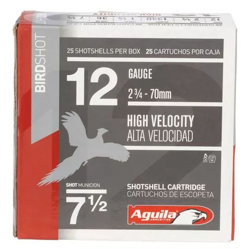 Aguila 1CHB1207 Field12 Gauge 2.75" 1 1/4 oz 7.5 Shot 25 Bx/ 10 Cs