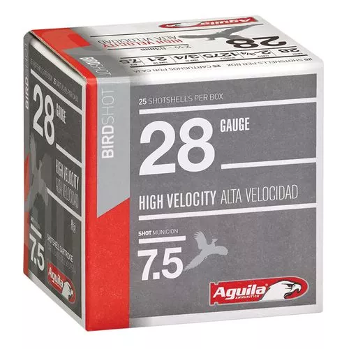 Aguila 1CHB2873 Sub-Gauge28 Gauge 2.75" 3/4 oz 7.5 Shot 25 Bx/ 20 Cs