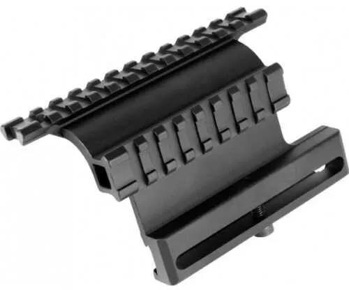 Aim Sports Inc. MK007 Dual Rail Side Mount Base For AK47 Picatinny Style Aluminum Black Anodized