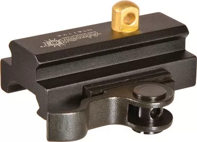 AimShot Picatinny Rail Bipod Mount - Quick Release Adapter Matte Black