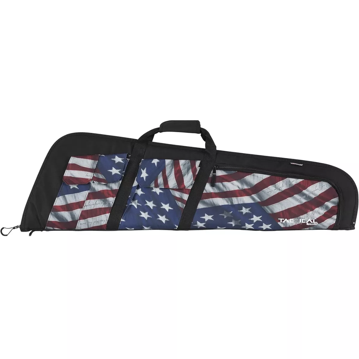 Allen 10904 Victory Wedge 41" Tactical Rifle Case Victory Stars & Stripes Endura w/Black Trim, Foam Padding, External Pockets & Lockable Zippers