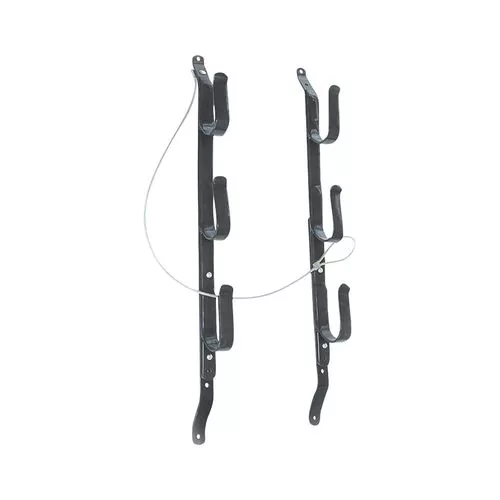 Allen 18520 Steel Three Gun Locking Truck Window Rack3 Rifle/Shotgun Black Steel
