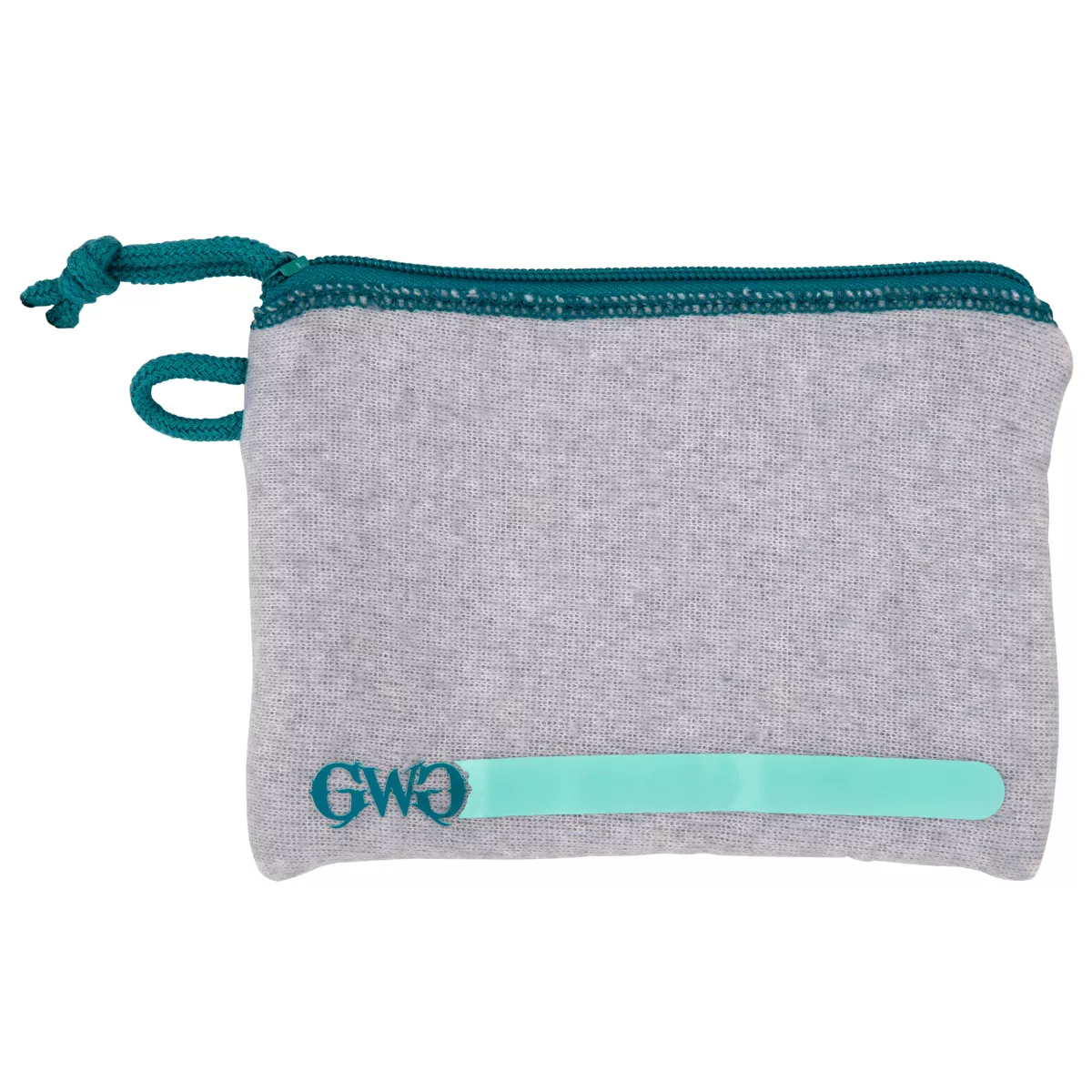 Allen Girls With Guns 9073 Storage Pouch made of Polyester with Gray Finish & Blue Accents, Lockable Zipper, Fleece Lining & ID Label 5" L x 7" W Interior Dimensions for Compact Handguns