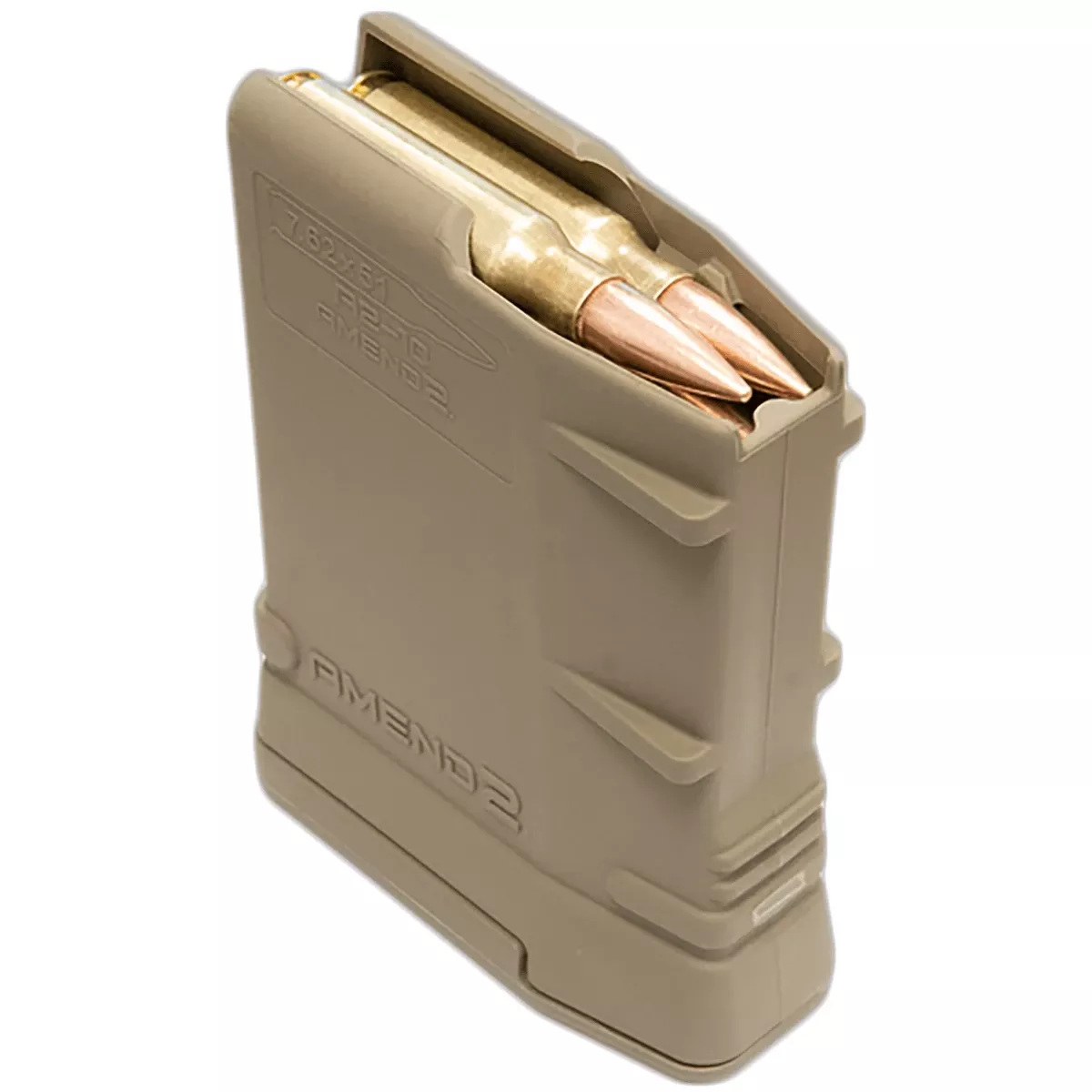 Amend2 762MOD2FDE10 MOD-2 10rd 308 Win/7.62x51mm Compatible w/ AR-10 Flat Dark Earth