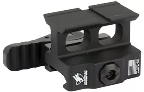 American Defense Mfg. Ad-509t Optic Mount Co-witness Height Anodized Finish Black Quick Release Fits Holosun 509t Footpr