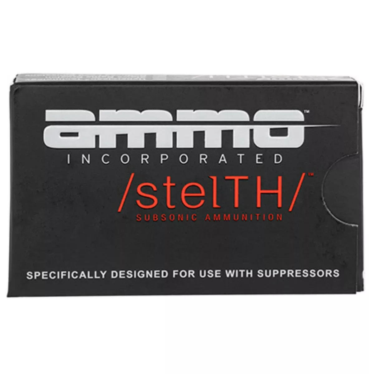 Ammo Inc 300B220TMCSTLA20 stelTH 300 Blackout 220 gr Total Metal Jacket 20 Per Box/ 10 Case