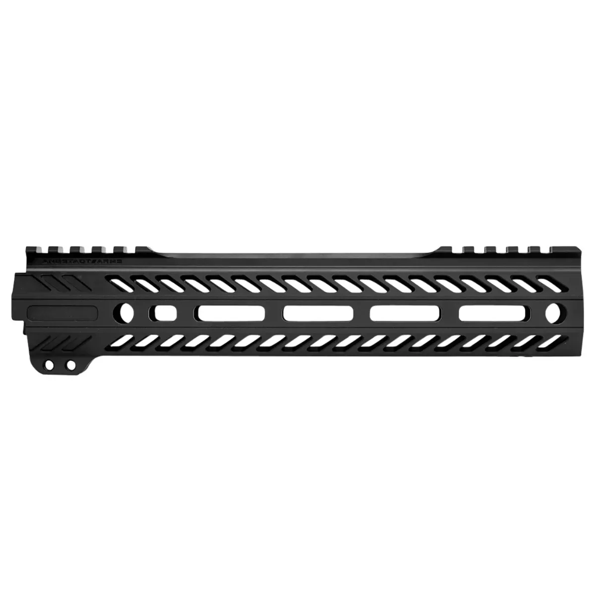 Angstadt Arms AA010HGMLT Ultra Light Handguard made of Aluminum with Black Anodized Finish, M-LOK Style, Picatinny Rail & 10" OAL for AR-15 Includes Hardware