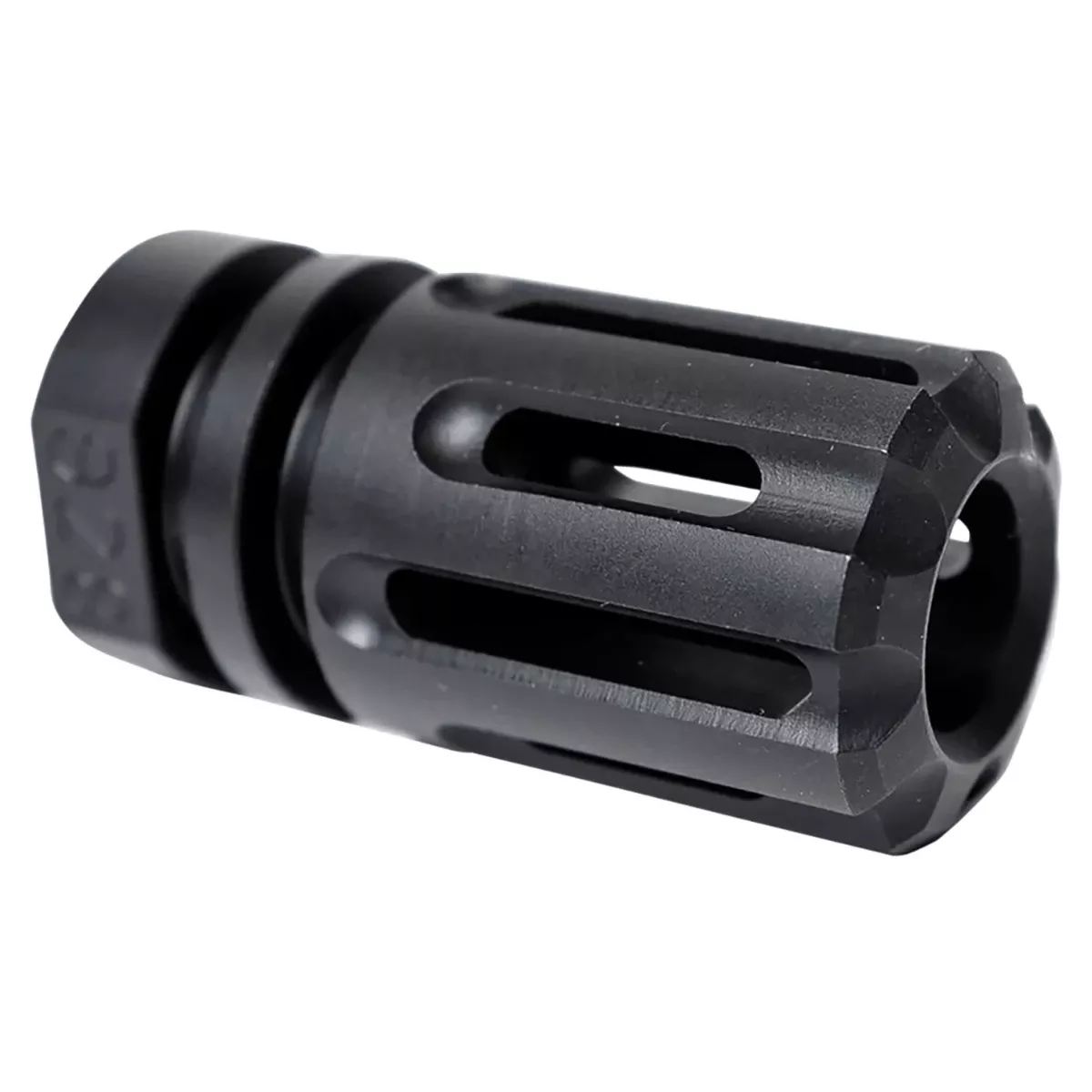 Angstadt Arms AAF09HHB28 Flash Hider Black Hardcoat Anodized Steel with 1/2"-28 tpi Threads 1.75" OAL for 9mm Luger