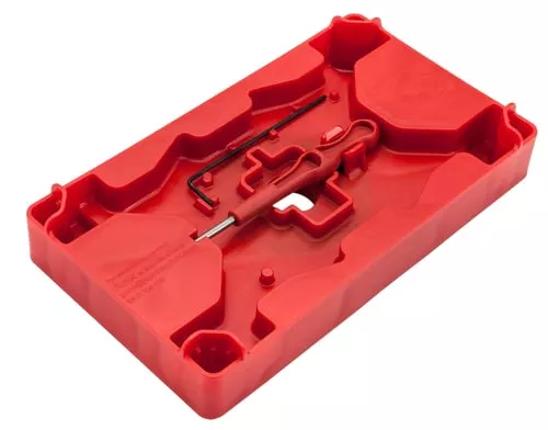 Apex Tactical 104110 Armorers Tray & Pin PunchRed Polymer Pistol