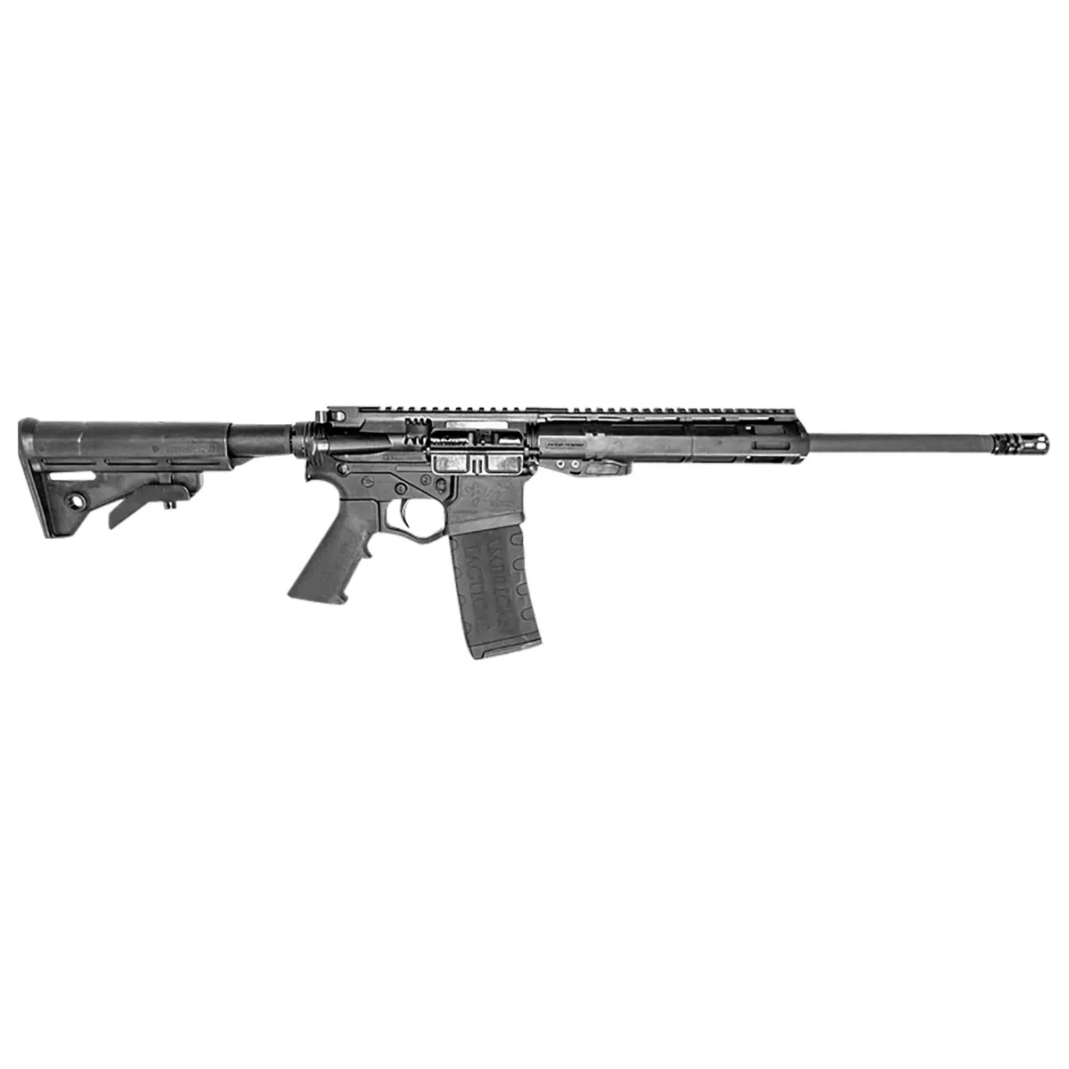 ATI ATIGAX5569MLPMG Alpha-15 Maxx 5.56x45mm NATO 30+1 16" Hanson Profile Barrel, Black, Metal/Polymer Rec, 9" Polymer M-LOK Handguard, OEM MM4 Stock, A2 Grip