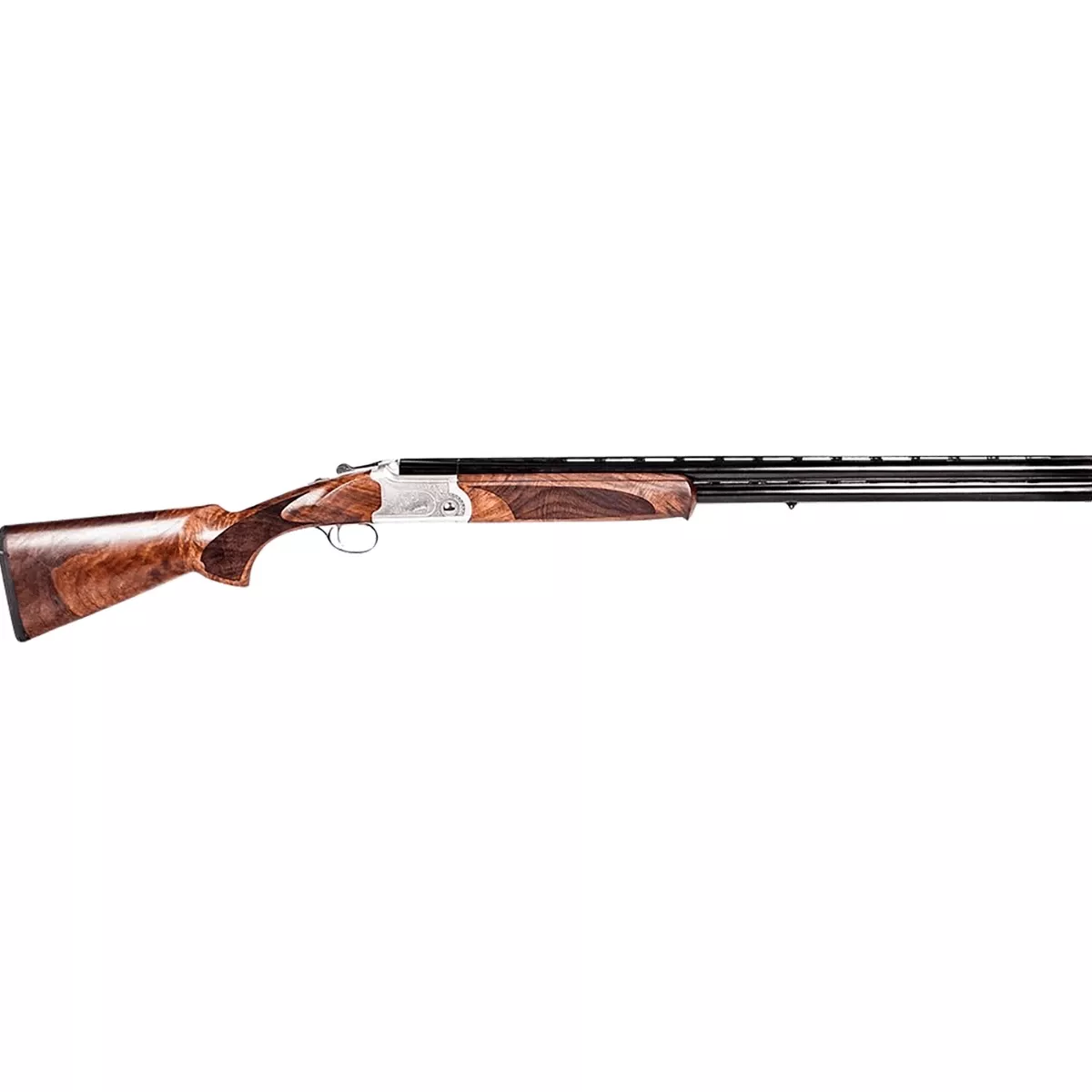 ATI ATIGKOF410SV Cavalry 410 Gauge Break Open 3" 2rd, 26" Matte Blued Over/Under Vent Rib Barrel, Silver Engraved Aluminum Receiver, Fixed Oiled Turkish Walnut Walnut Stock
