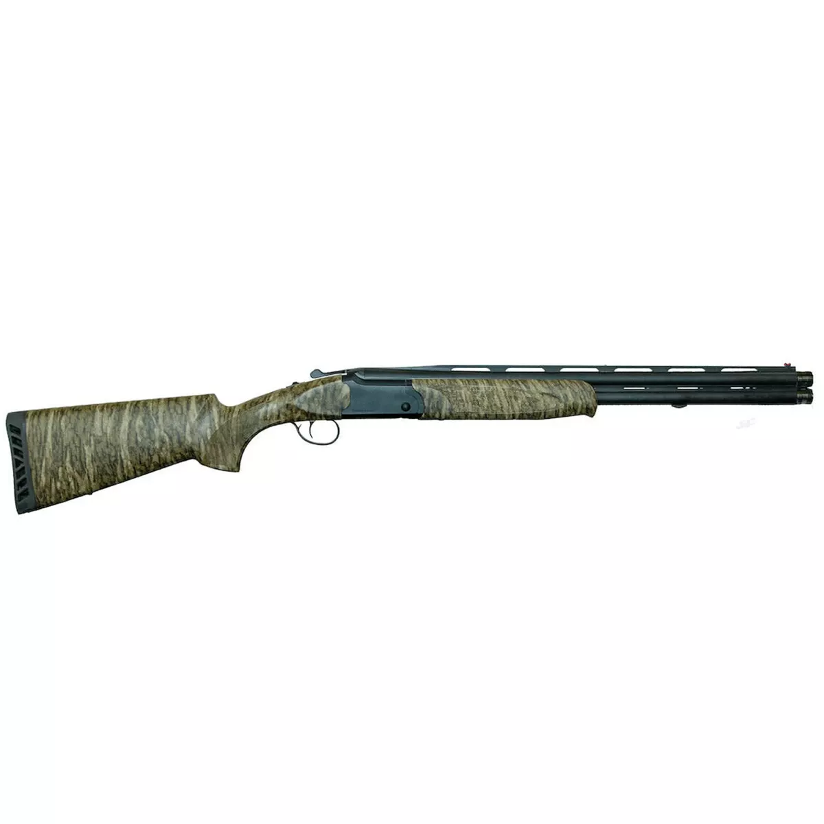ATI ATIGKOF410TF22C Cavalry Turkey Over/Under 410 Gauge 3" 2rd 22", Black Barrel/Rec, Mossy Oak Bottomland Synthetic Furniture, Fiber Optic Sight