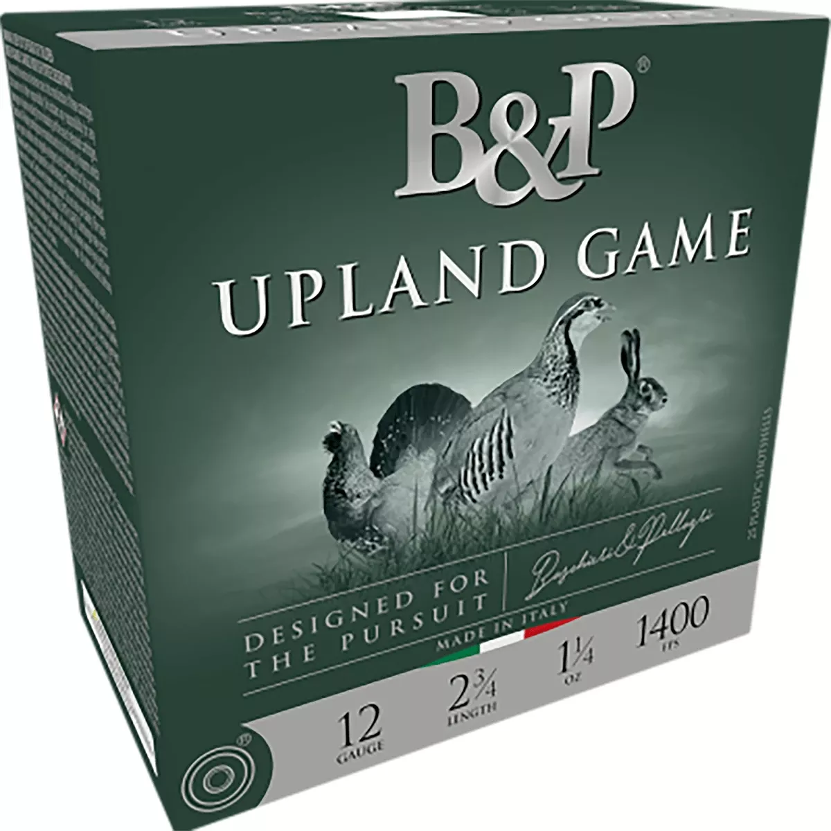 B&P Ammunition 12B14UP4 Upland Game 12 Gauge 2.75" 1 1/4oz 4 Shot 25 Per Box