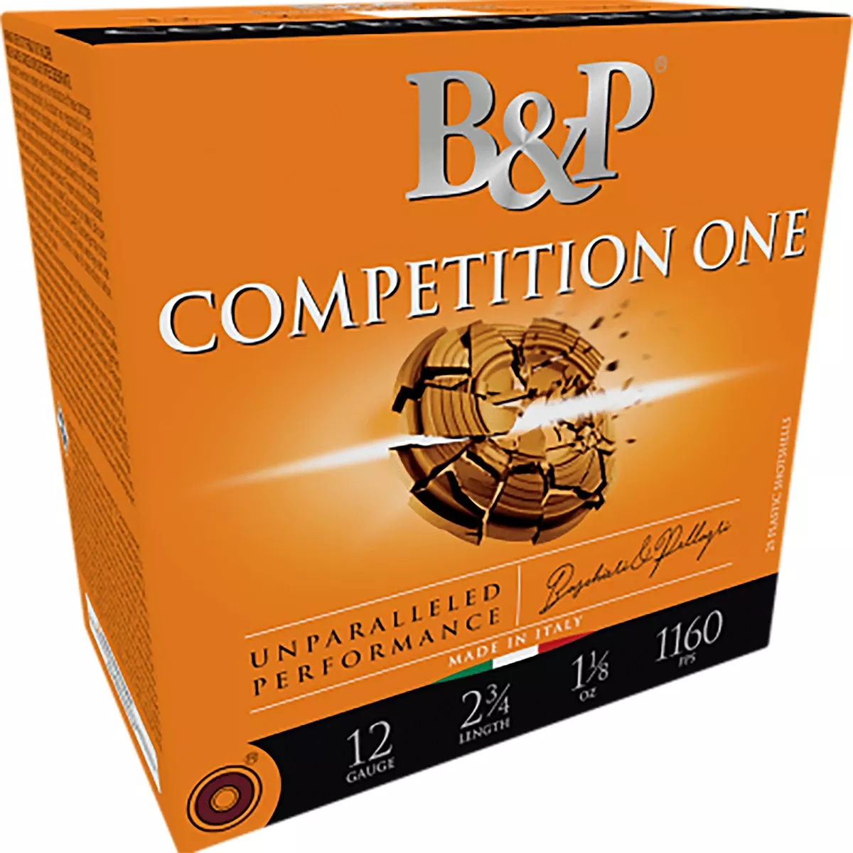 B&P Ammunition 12B1GCP7 Competition One 12 Gauge 2.75" 1oz 7.5Shot 25 Per Box
