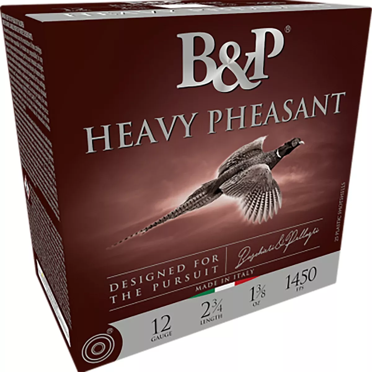 B&P Ammunition Heavy Pheasant 20 Gauge 2.75" 1 oz 4 Shot, 25 Per Box / 10 Per Case - 20B1H4