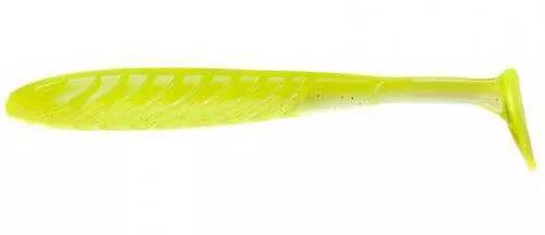 Baits Pulse Swimbait 4.5-Inches, Chartreuse Clear Shad, 8 Per Bag Md: YPL4198