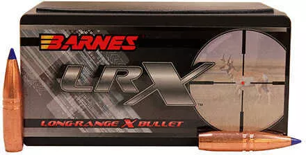 Barnes .338 Caliber Long-Range X Reloading Bullet, 250 Grains, Polymer Tip Boat Tail, Per 50