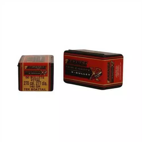 Barnes Bullets 270 Caliber 140 Grain Triple Shok X Boat tail (Per 50) 27744