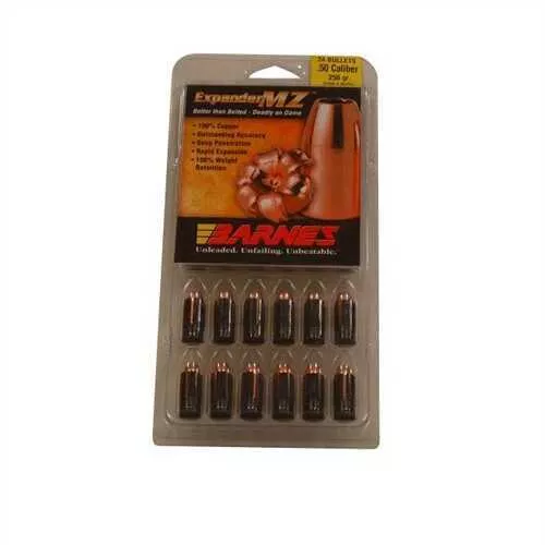 Barnes Bullets 50 Caliber 250 Grain Expander Muzzleloader (Per 24) 45152