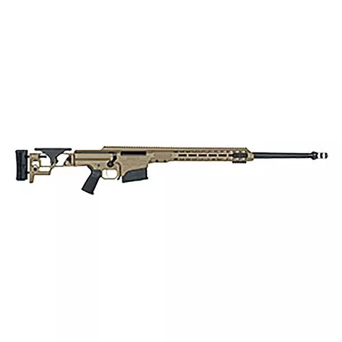 Barrett 18479 MRAD338 Lapua Mag 26" 10+1 Flat Dark Earth Cerakote Flat Dark Earth Folding with Adjustable LOP Stock Black Polymer Grip Right Hand