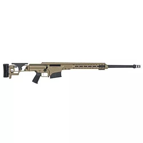 Barrett 18497 MRAD6.5 Creedmoor 24" 10+1 Flat Dark Earth Cerakote Flat Dark Earth Folding with Adjustable LOP Stock Black Polymer Grip Right Hand