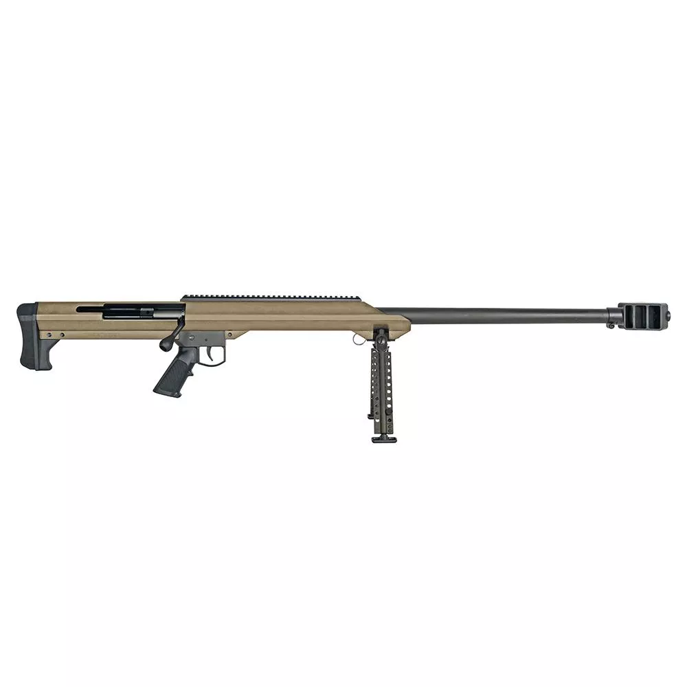 Barrett Model 99 Rifle 50 BMG Single Shot 32″ Heavy Barrel FDE Finish w/Bipod and Pelican Hardcase