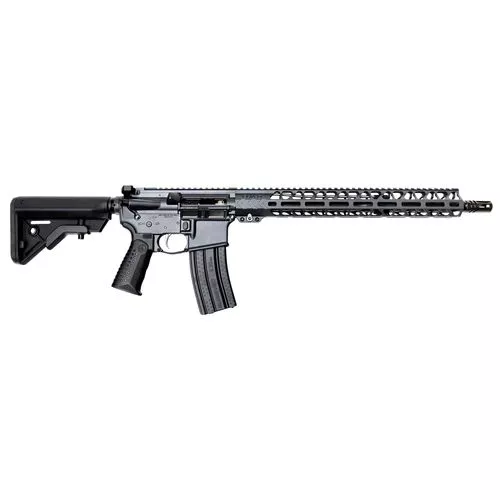 Battle Arms Development WORKHORSE010 Workhorse Patrol 223 Wylde 16" 30+1 Battlearms Gray 6 Position B5 Bravo Adjustable Stock Black Polymer Grip