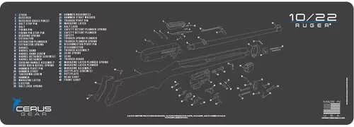 Beam Shot Cerus Gear Ruger 10/22 Schematic Gray