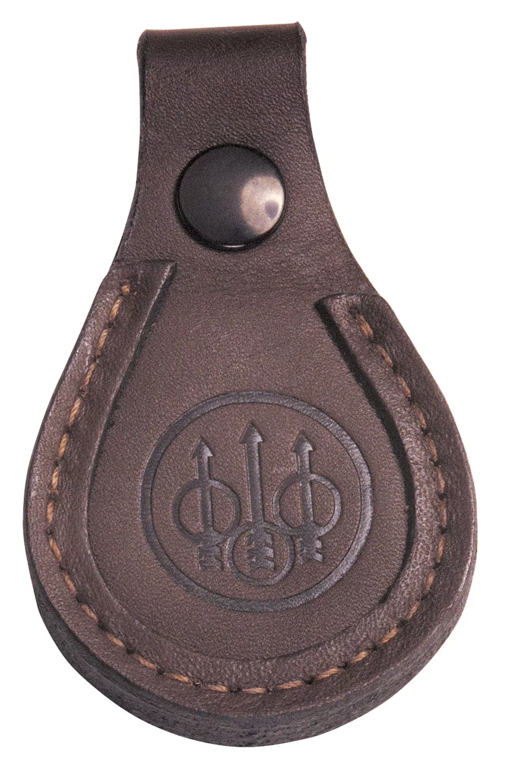 Beretta Barrel Rest Toe Pad Brown Leather 4" x 2.5"