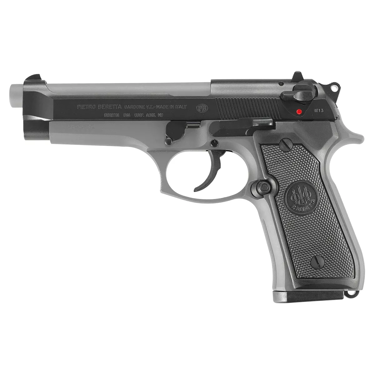 Beretta USA 92FS Sniper Gray 9mm Semi Automatic Handgun