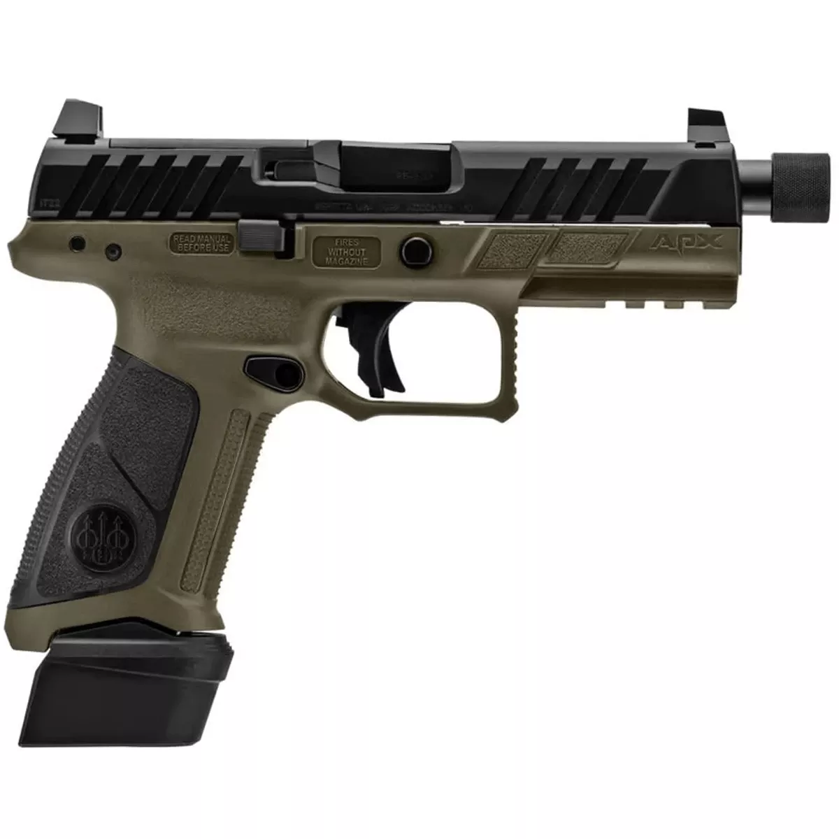 Beretta USA APX A1 Tactical Full Size 9mm Semi Automatic Handgun