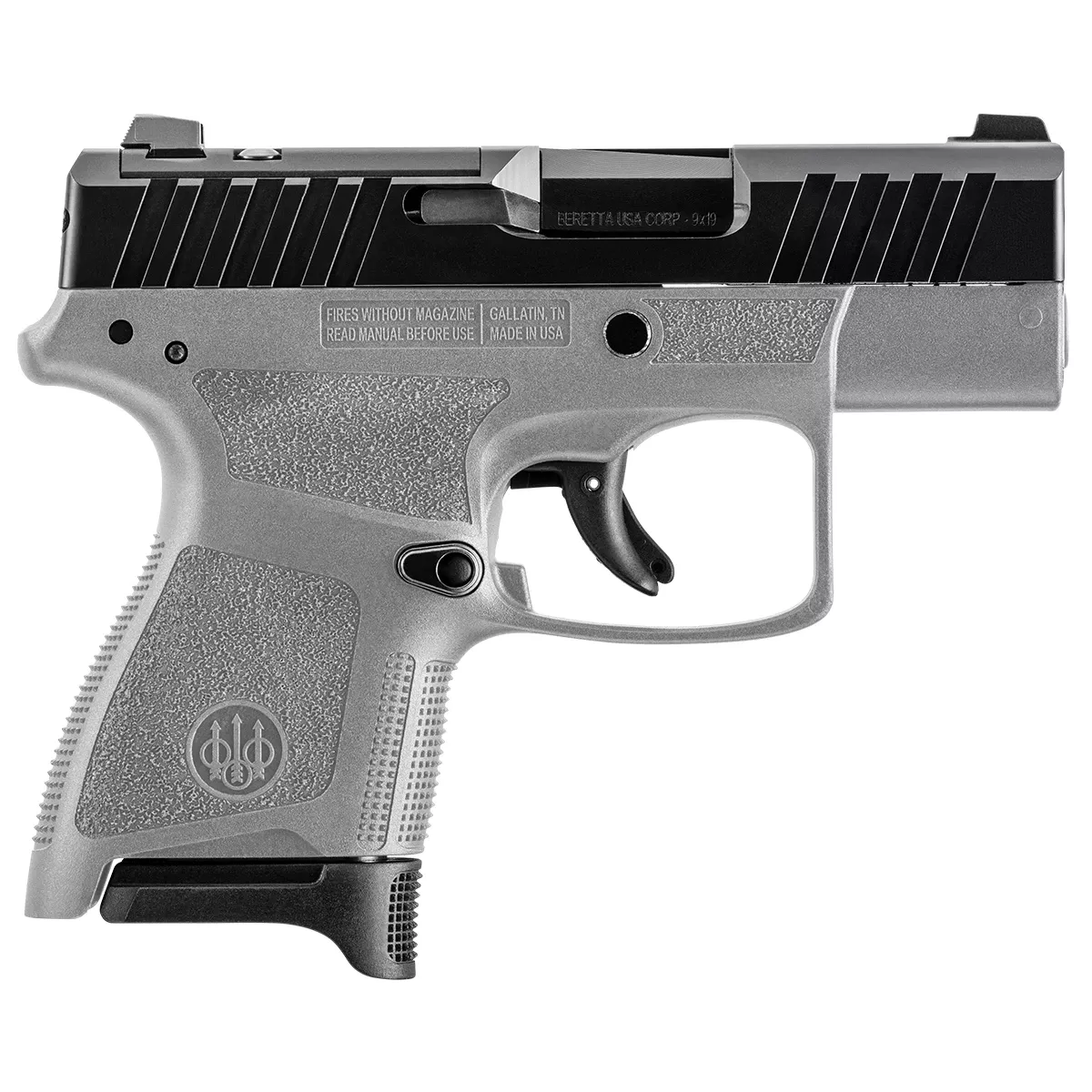 Beretta USA JAXN926A1 APX A1 Carry 9mm Luger 6+1 8+1 3.30" Matte Black Serrated Slide Wolf Gray Polymer Frame & Textured Polymer Grips