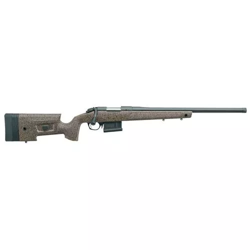 Bergara Rifles B14LM358 B-14 HMR 300 PRC 5+1 26" Speckled Black/Brown Molded with Mini-Chassis Stock Matte Blued Right Hand
