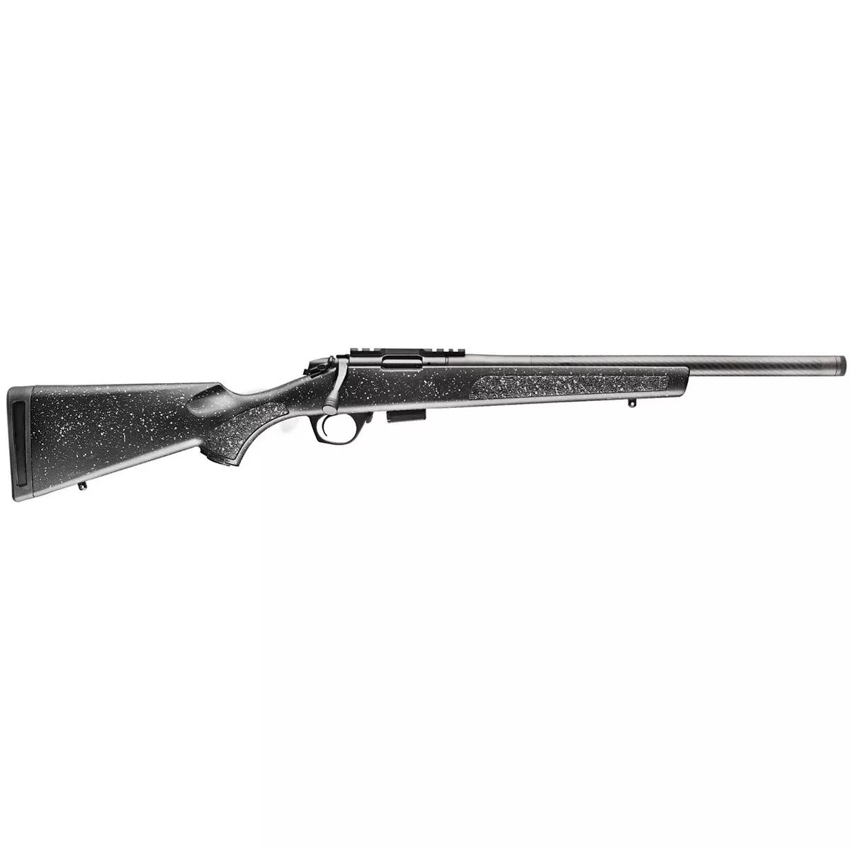 Bergara Rifles BMR002 BMR22 LR 5+1 18" CF Matte Blued Gray Speck Black Synthetic Stock Right Hand (Full Size)