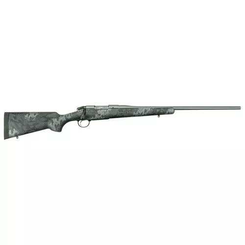 Bergara Rifles BPR28300WM Premier Mountain 300 Win Mag 3+1 24" Tactical Gray Cerakote Gray Speck Black Carbon Fiber Stock Right Hand (Full Size)