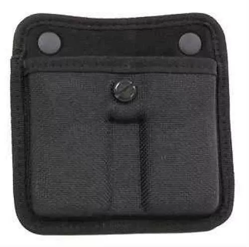 Bianchi Model 7922 AccuMold Triple Threat II Double Magazine Pouch Fits Browning Hi-Power Nylon Black Finish 18797