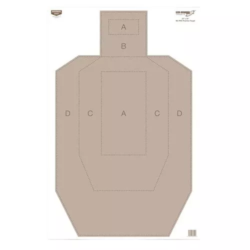 Birchwood Casey 37025 EZE-ScorerIPSC Hanging Paper Target 23" x 35" 100 Per Pack