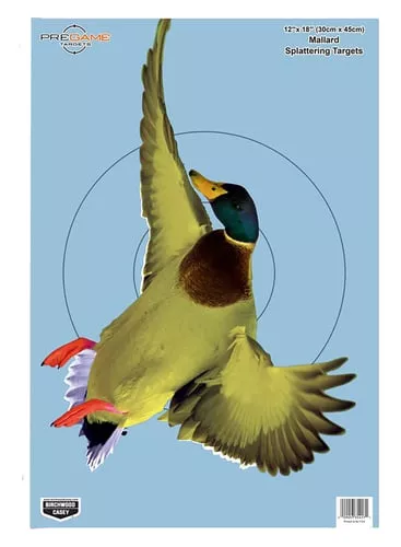 Birchwood Casey BC-35407 PreGame Duck 12x18 Target 8/Pk