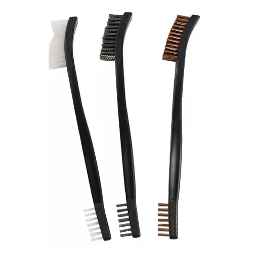 Birchwood Casey BC-41104 Utility Brushes - Bronze, Nylon & Stainless