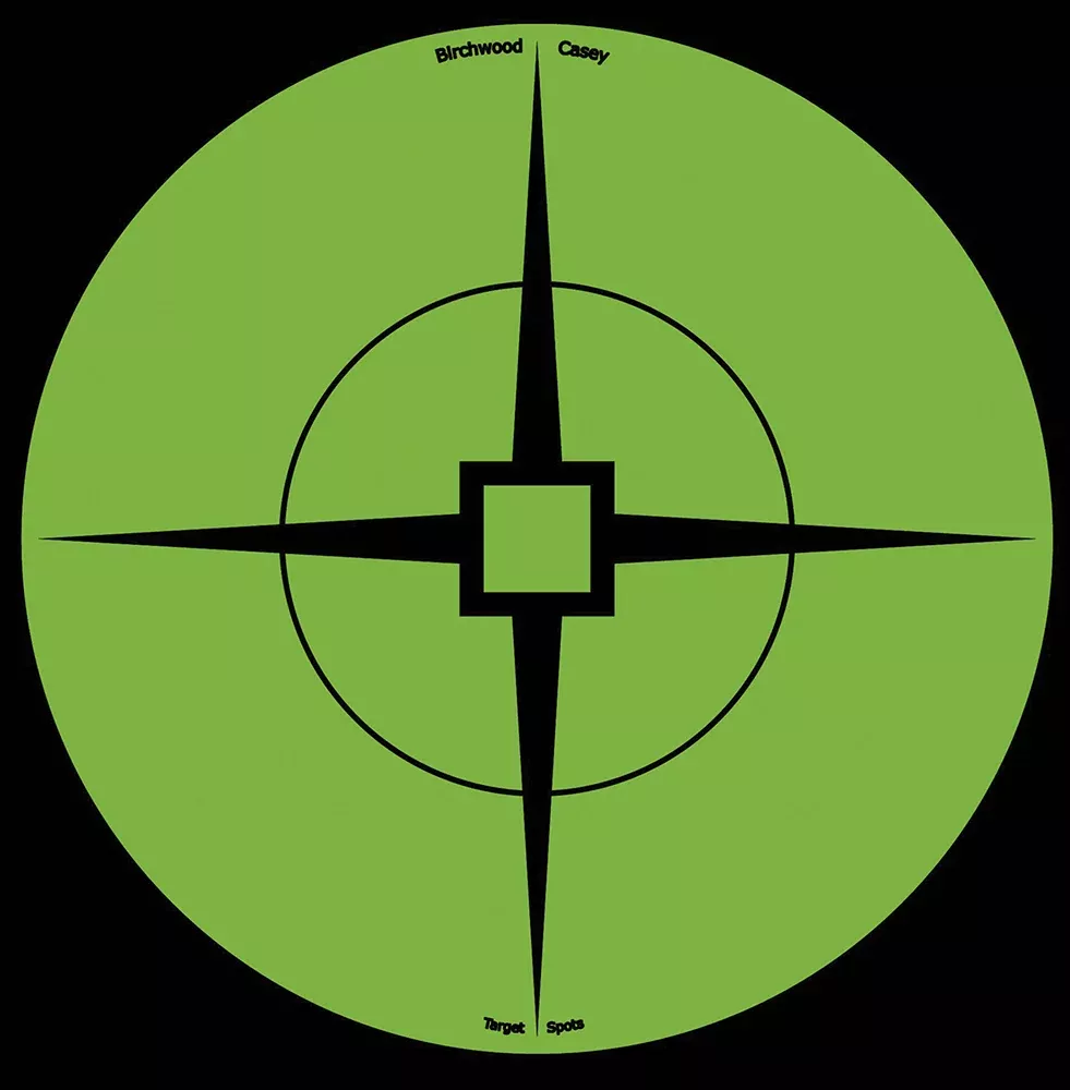 Birchwood Casey Target Spots 6" Green Self-Adhesive Paper Target - 10 Pack