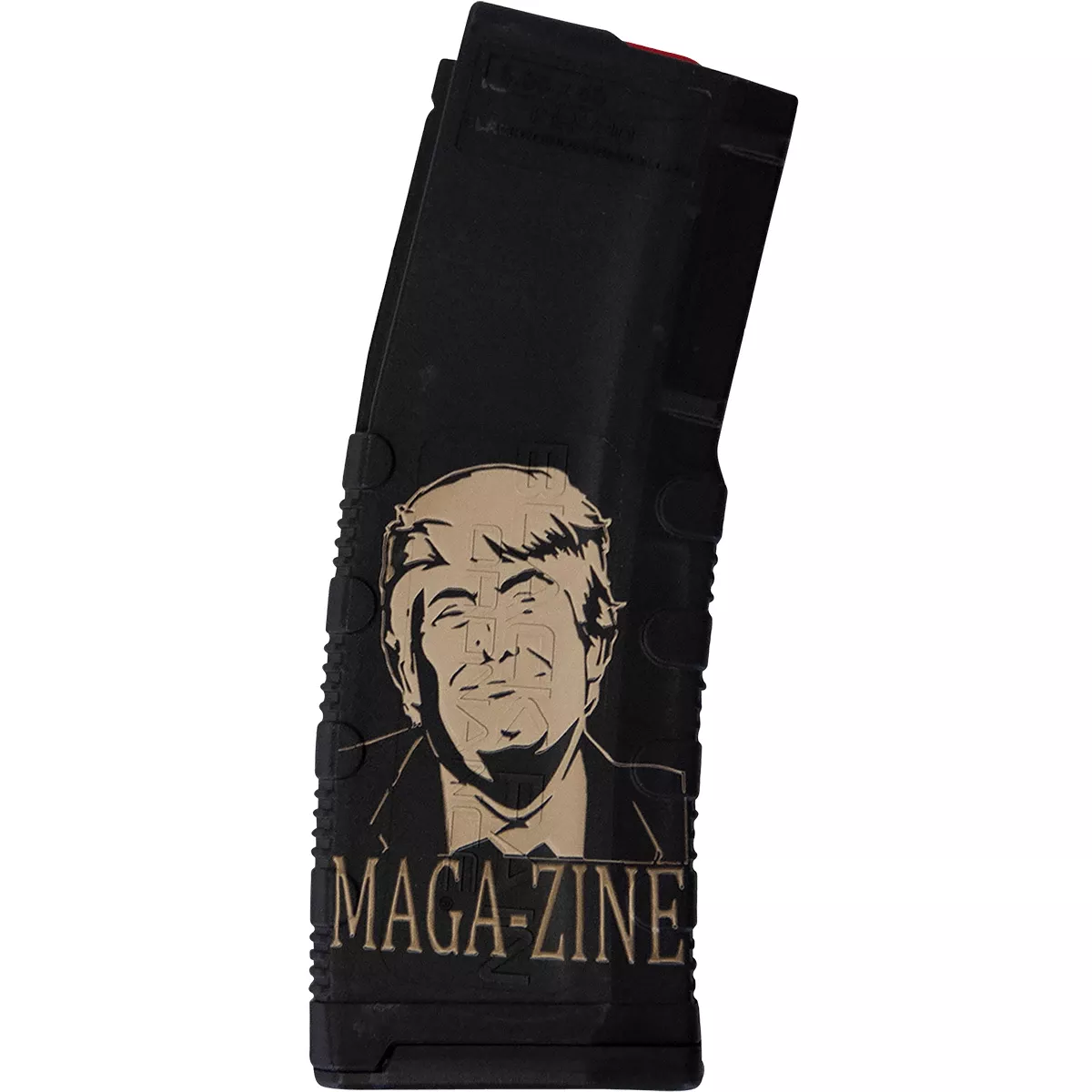 Black Rain Ordnance 30rd 223 Rem/5.56 NATO Caliber Trump MAGA-ZINE Engraving Fits AR-15 Black Polymer Magazine - MAG30TRUMPMAGAZNE